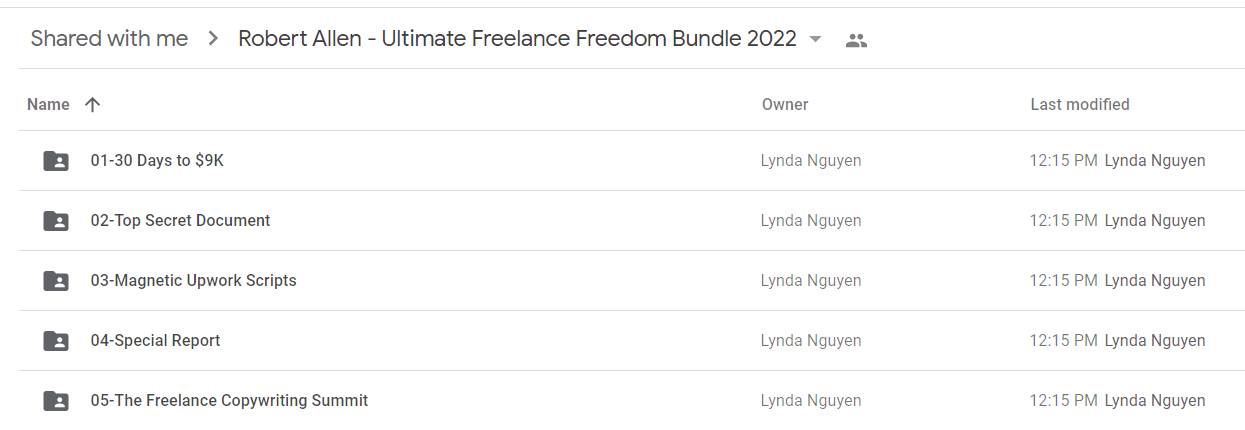 Robert Allen – Ultimate Freelance Freedom Bundle 2022