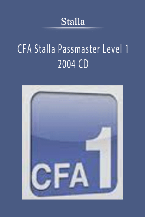 Stalla – CFA Stalla Passmaster Level 1 2004 CD