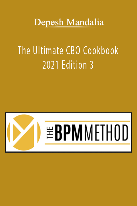 Depesh Mandalia - The Ultimate CBO Cookbook 2021 Edition 3