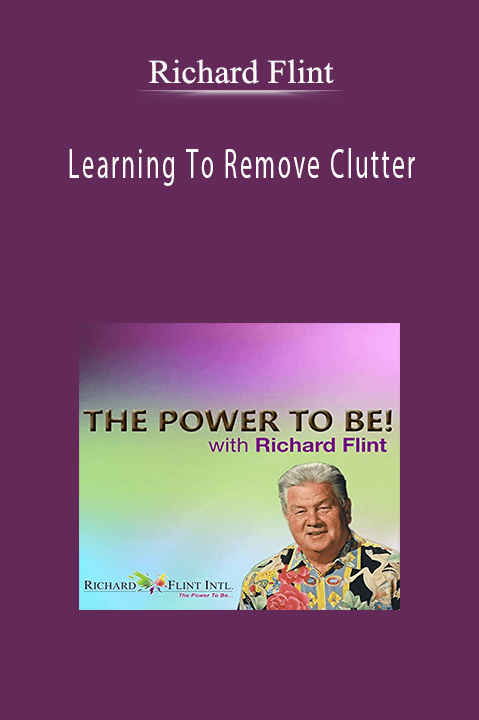 Richard Flint - Learning To Remove Clutter