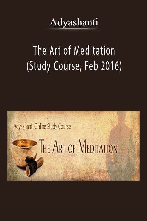 Adyashanti - The Art of Meditation (Study Course, Feb 2016).