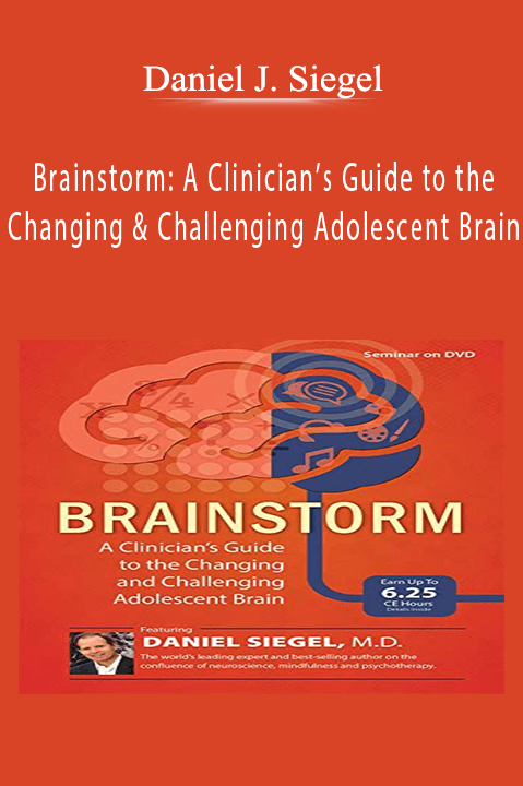 Brainstorm A Clinician’s Guide to the Changing and Challenging Adolescent Brain - Daniel J. Siegel.