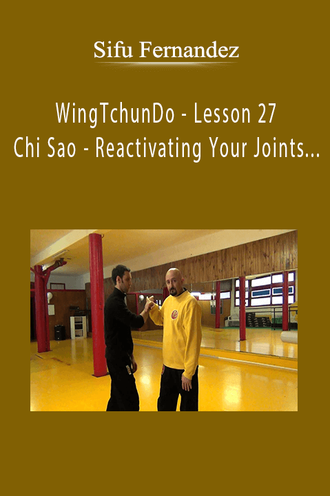 Sifu Fernandez - WingTchunDo - Lesson 27 - Chi Sao - Reactivating Your Joints For Great Chi Sao
