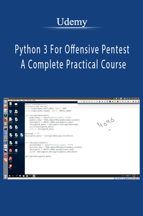 Udemy – Python 3 For Offensive Pentest A Complete Practical Course