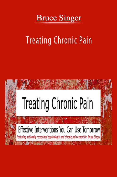Bruce Singer - Treating Chronic Pain Effective interventions you can use tomorrow