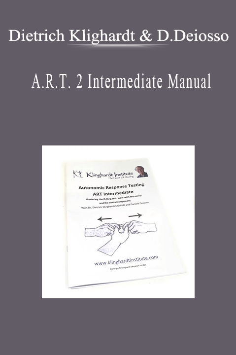 Dietrich Klighardt & Daniela Deiosso - A.R.T. 2 Intermediate Manual.Dietrich Klighardt & Daniela Deiosso - A.R.T. 2 Intermediate Manual.