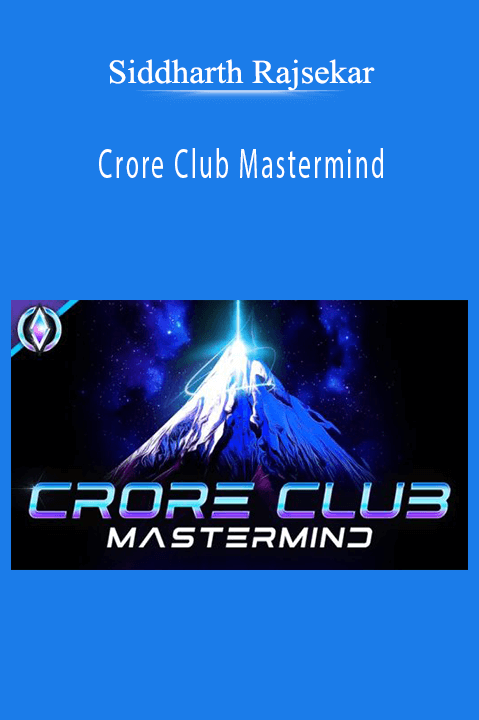Siddharth Rajsekar – Crore Club Mastermind